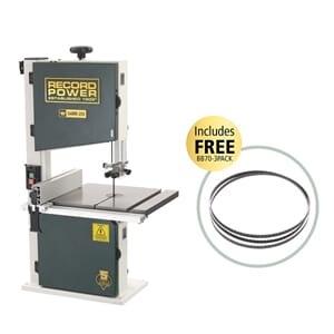 Record Power BS250 Sabre med 3 ekstra blader