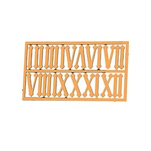 TALLSETT MESSING 15MM ROMER I-XII