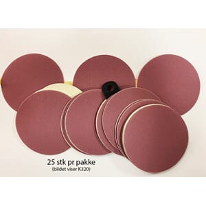 SKILTON PUSSEPAPIR 75MM K180 25 STK