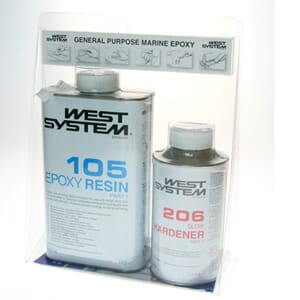 WEST EPOXY 1,2KG 206 LANGSOM