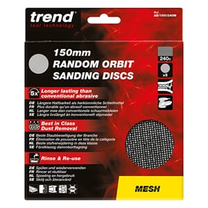 TREND PUSSEDISK 150 K240 MESH 5 STK