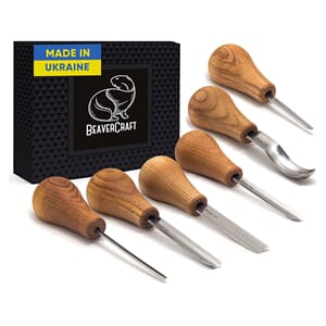 BEAVERCRAFT HNDFLATE JERN 6 STK SETT