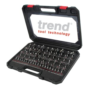 TREND 50 DELERS FRESESETT 1/4 SKAFT M/8MM HYLSE