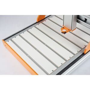 Stepcraft M1000 MDF table with alu.slots